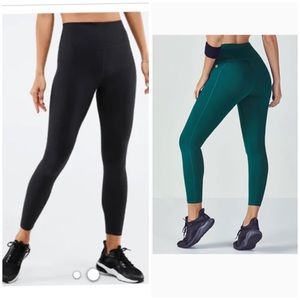 Fabletics Define PowerHold® High-Waisted 7/8 Leggings set of 2 in size medium
